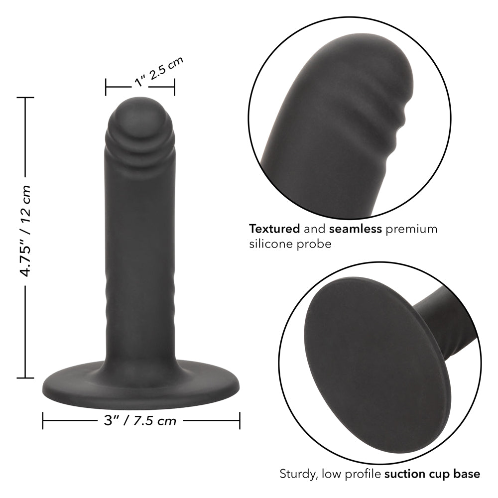 Boundless 4.75 Inch Ridged Silicone Dildo - Premium Adult Toy for Solo Play & Couples Intimacy - Perfect for Sensual Massage & Spicing Up Your Sex Life