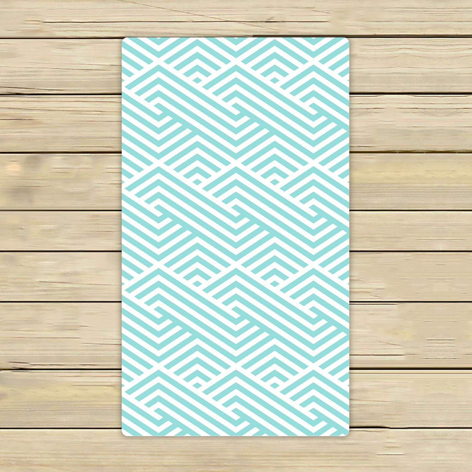 Premium Striped Beach Towel - Green, Aqua & White Colors - 16x28 Inch Soft Bath Towel for Home, Pool, Travel & Outdoor Use - Quick Dry & Absorbent Shower Towel