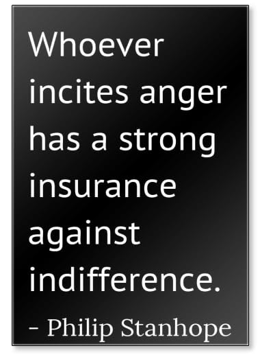 Philip Stanhope Quotes Fridge Magnet - Inspirational Black Magnetic Quote for Kitchen Decor, Office & Home Accessories | Motivational Gift Idea for Friends & Family