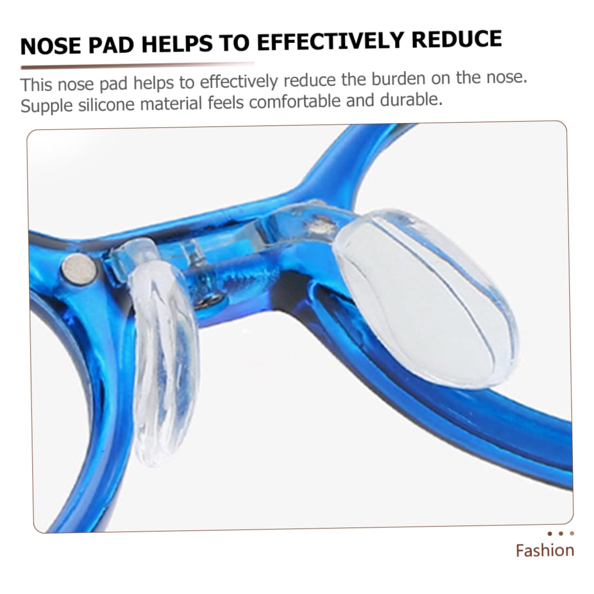 LALAFINA 20-Pack Glasses Nose Pads for Sunglasses & Eyewear - Soft Silicone Nose Pads Replacement for Kids & Adults - Eyeglass Accessories for Comfort & Anti-Slip (Perfect for Reading, Driving & Outdoor Activities)