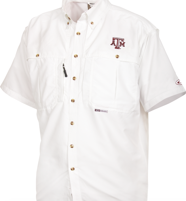 Texas A&M Wingshooter's Short Sleeve Shirt - Comfortable Hunting & Outdoor Apparel for Men - Perfect for Hunting, Fishing, and Casual Wear