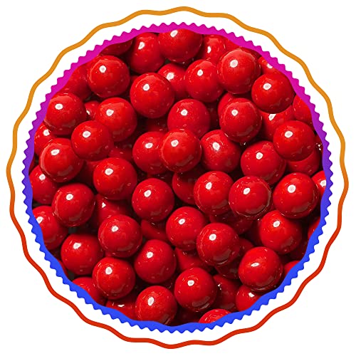Common Classic Sixlets - Bulk Colorful Candy, 2 Pounds (Red) | Perfect for Birthday Parties, Halloween Treats & Candy Buffets