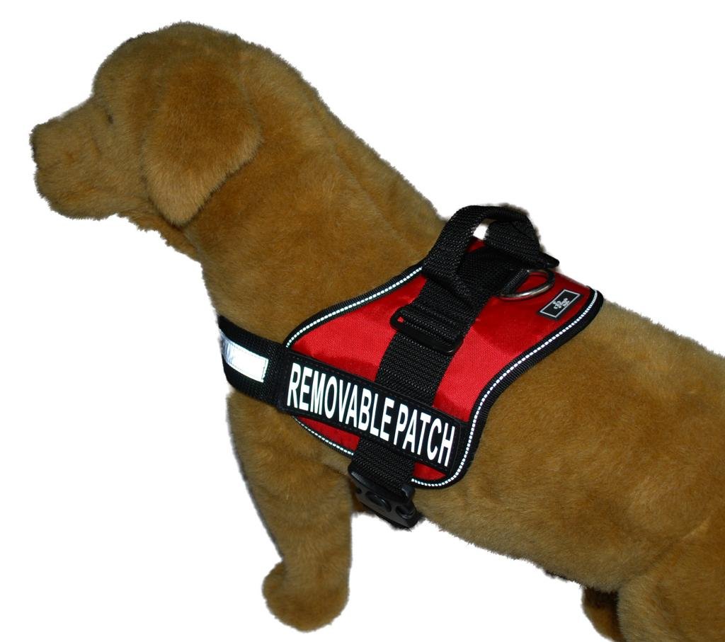 Doggie Stylz Therapy Dog Harness with Removable Saddle Bag Backpack - Adjustable Pet Carrier for Travel, Walking & Outdoor Adventures - Includes 2 Removable Therapy Patches - Perfect for Service Dogs, Emotional Support Pets & Daily Use