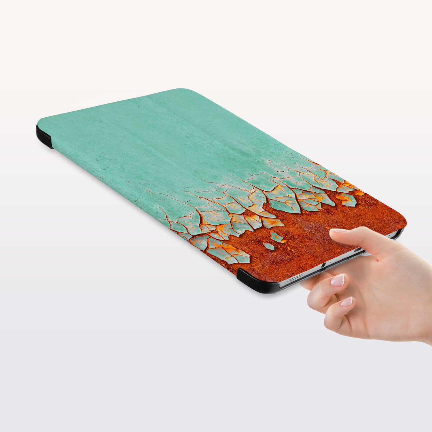 Samsung Tablet Case - Durable Rusted Metal Cover for Samsung Galaxy Tabs | Perfect for Home, Office & Travel Protection