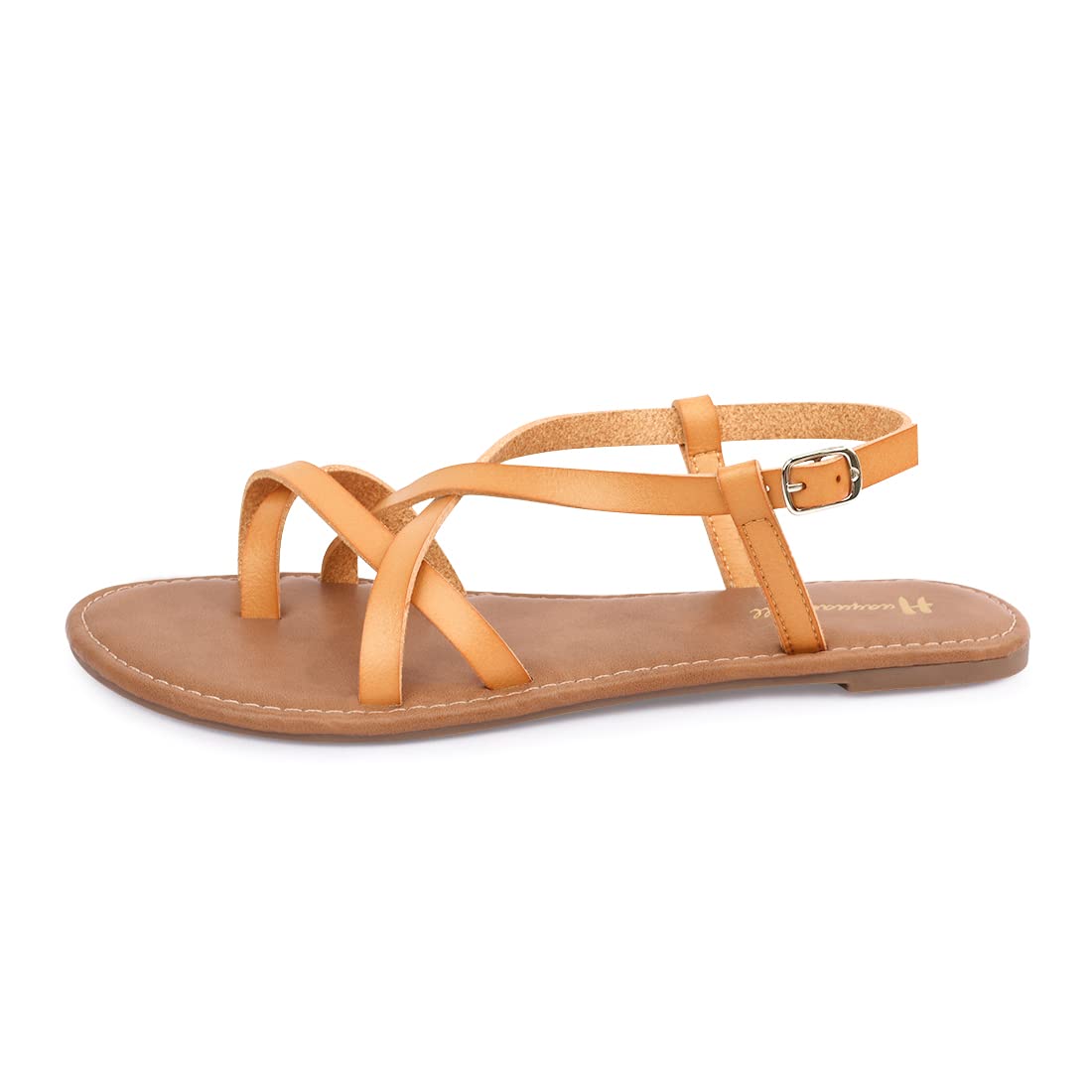 Women's Gladiator Flat Sandals - Fisherman Strappy Ankle Strap Summer Sandals for Beach, Vacation & Casual Outfits