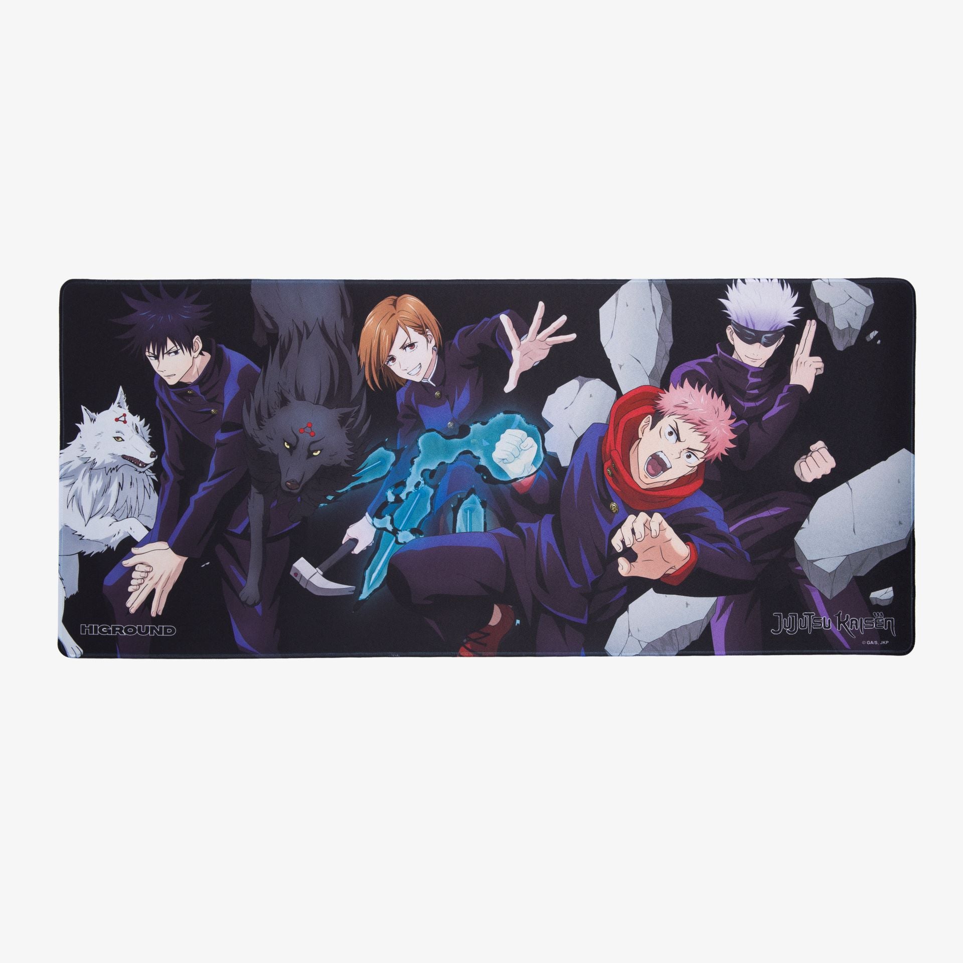 Jujutsu Kaisen x HG XL Gaming Mouse Pad - Non-Slip Rubber Base for PC & Laptop - Perfect for Anime Fans, Esports & Office Work