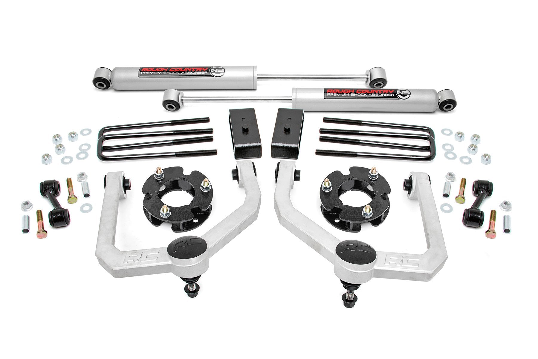 Nissan Titan 3 Inch Lift Kit with N3 Shocks | Compatible with 2WD/4WD Models (2004-2024) | Part# 83430 | Off-Roading & Truck Enhancement Upgrade