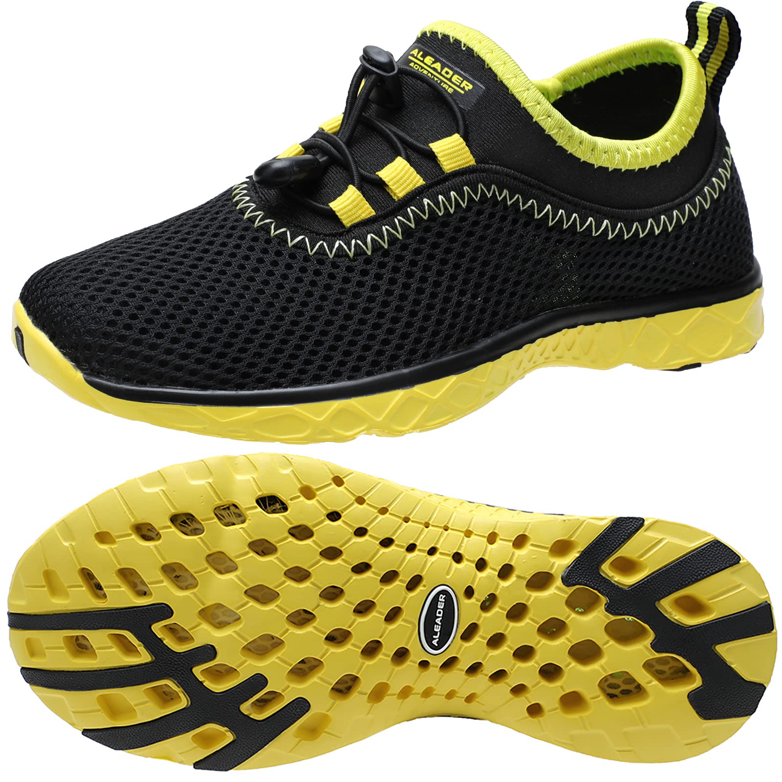 ALEADER Quick Dry Water Shoes for Kids - Slip On Toddler, Little Kid & Big Kid Sizes - Perfect for Beach, Pool & Outdoor Activities