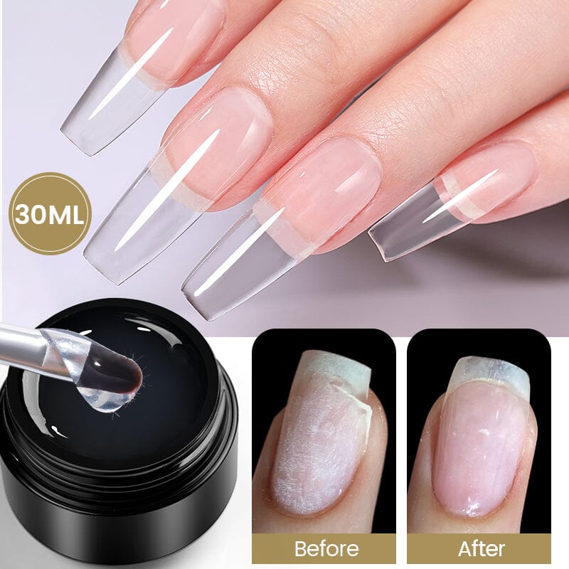 30ml Fiber Glass Extension Nail Gel Kit - Professional Strength Nail Builder for Long-Lasting Manicures | Perfect for Salon, Home Use & DIY Nail Art