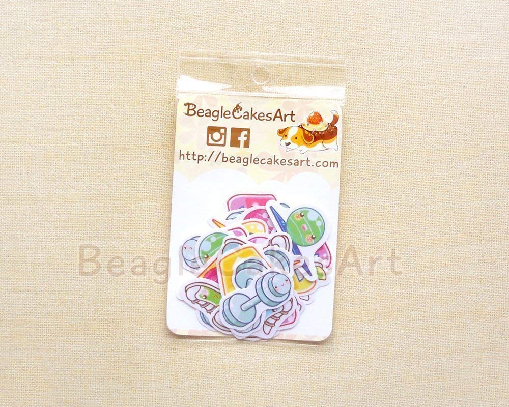 Fitness Planner Stickers for Daily Workout Tracking - Motivational Exercise Stickers for Gym & Home Workouts - Scrapbook & Happy Planner Decorative Stickers - Perfect for Fitness Journals, Bullet Journals & Schedule Organization