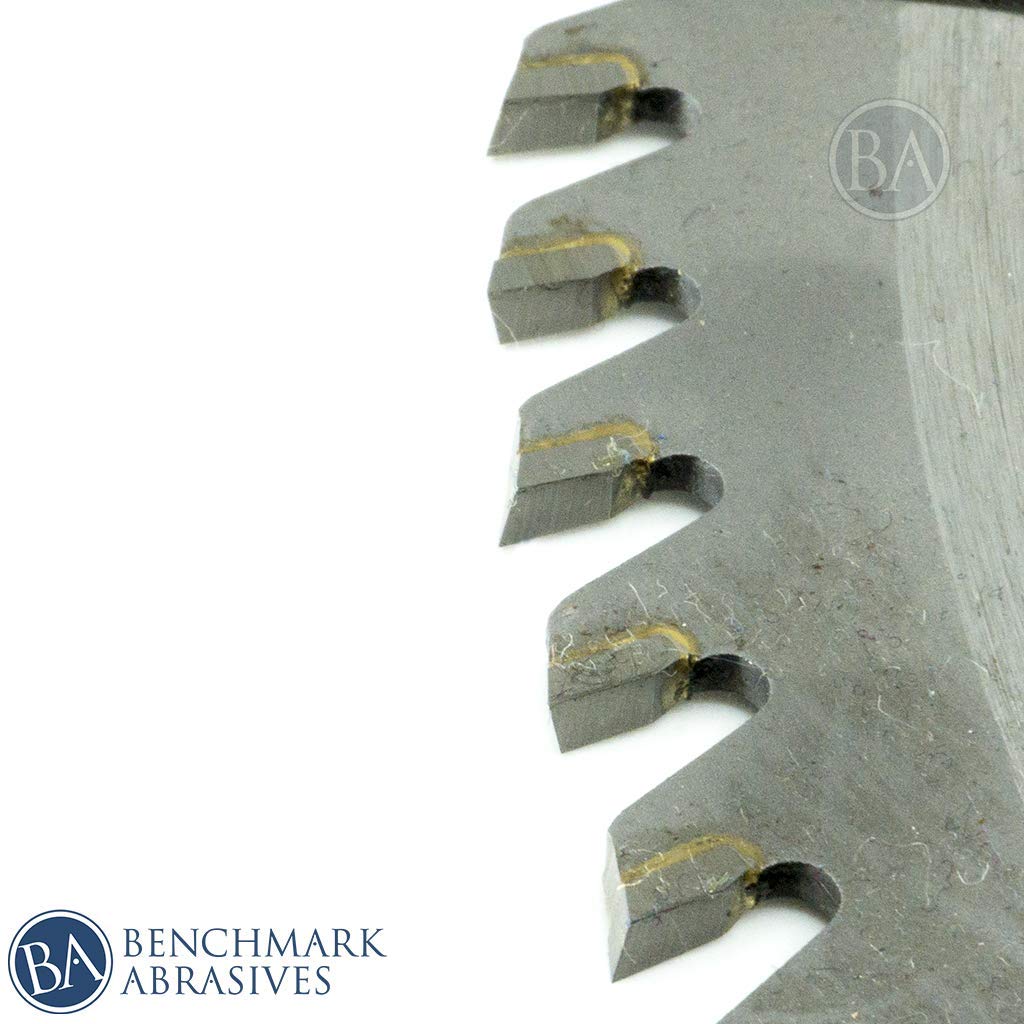 Benchmark Abrasives 10 Inch 80-Tooth TCT Saw Blade - Tungsten Carbide Tipped Circular Saw Blade with 5/8