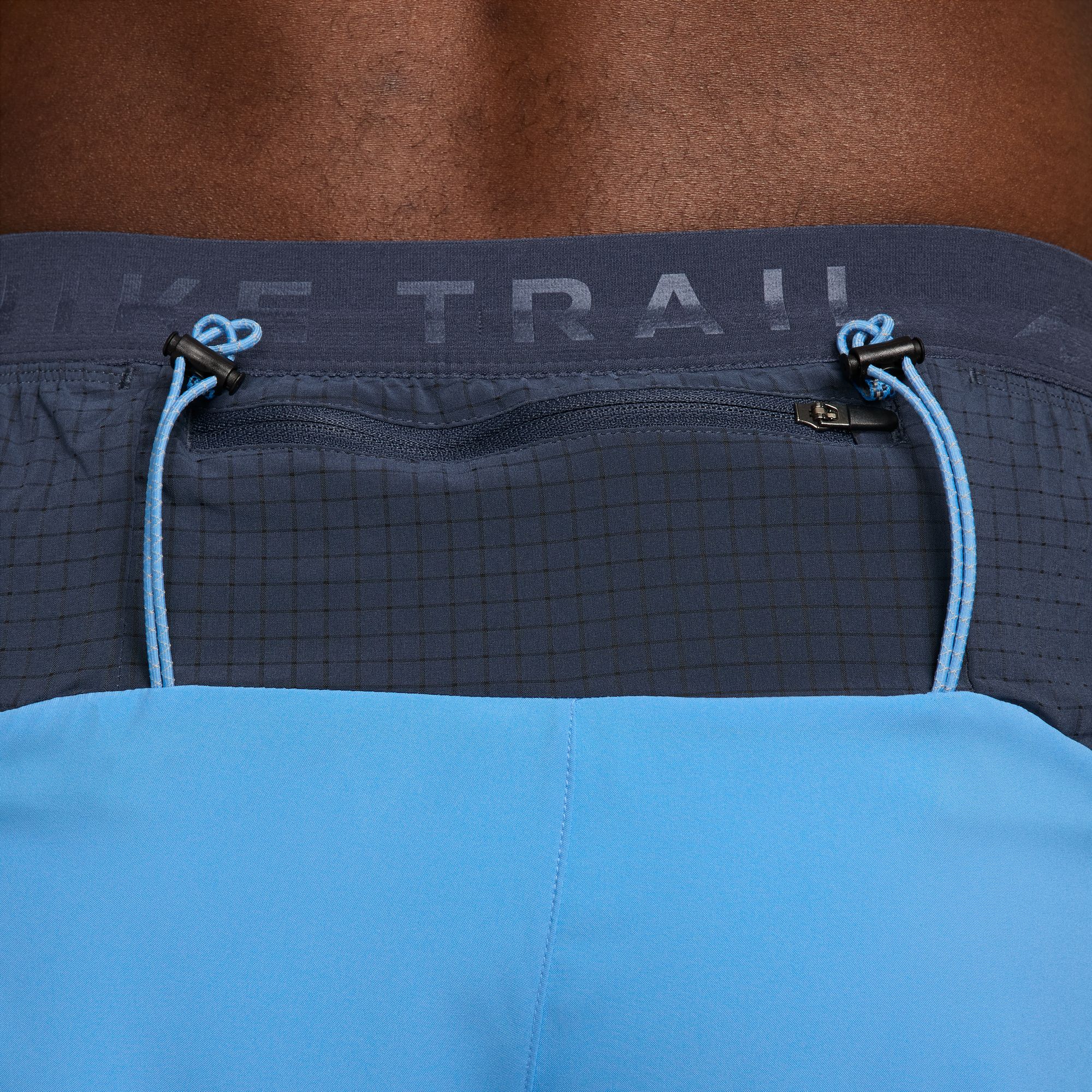 Men's Nike Trail Second Sunrise 5 Dri-FIT ADV Lined Running Shorts - Breathable Quick-Dry Workout Shorts for Hiking, Jogging & Gym Training (University Blue/Thunder Blue/Black)