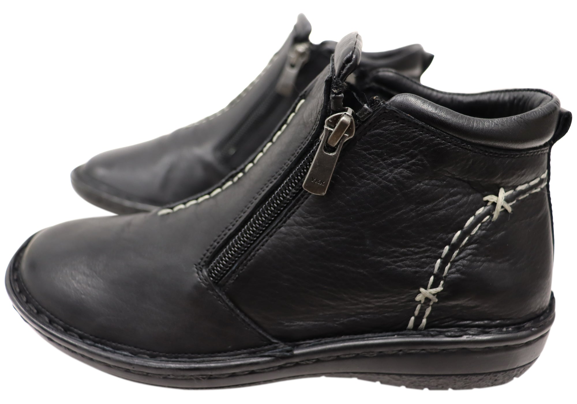 Orizonte Luna Women's Comfortable Leather Ankle Boots - European Style Fashion Footwear for Casual Wear & Office Outfits