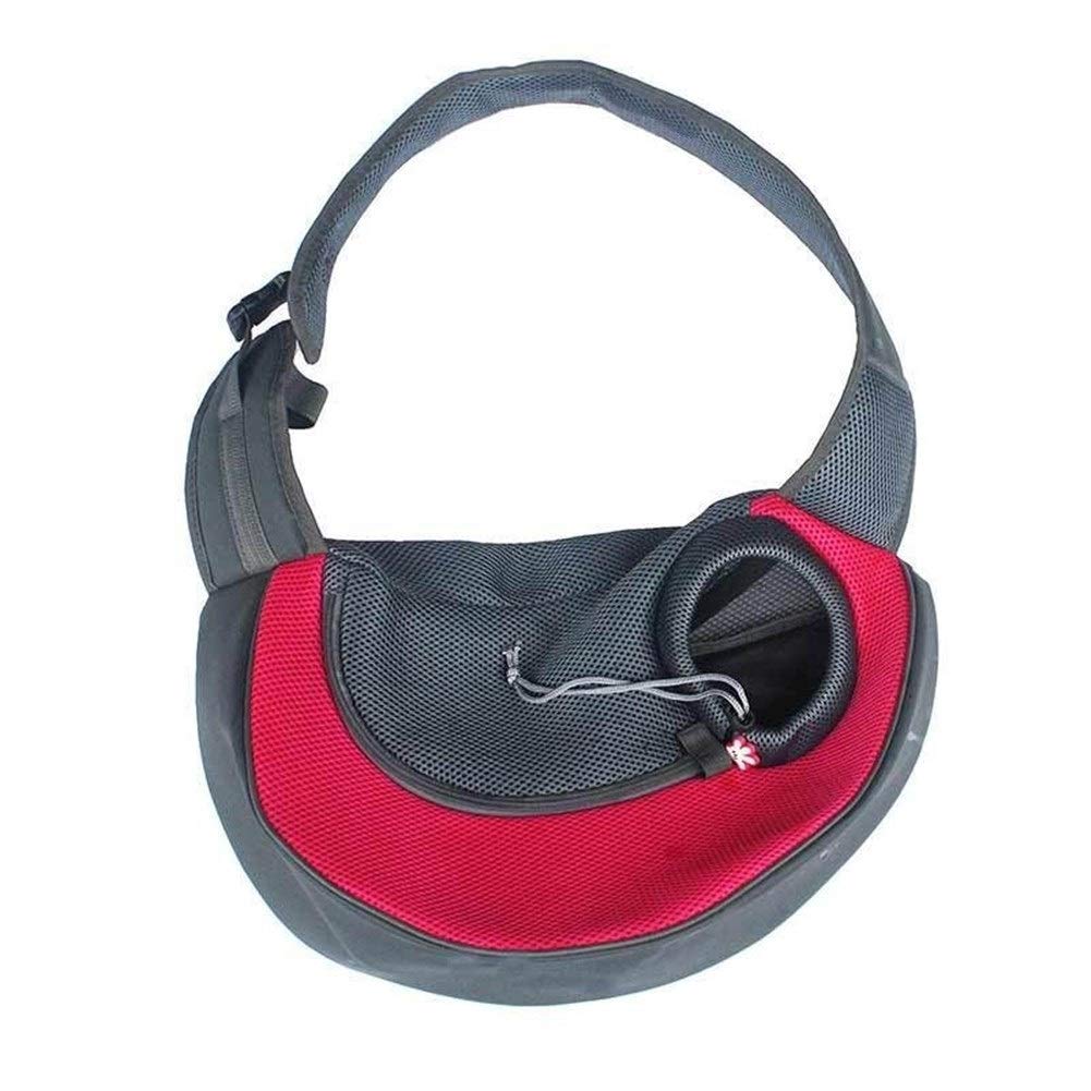 Portable Breathable Mesh Dog Carrier Backpack - Lightweight Pet Shoulder Sling for Small Dogs, Comfortable Front & Back Carry - Perfect for Travel, Hiking, Walking, Outdoor Adventures & Daily Use