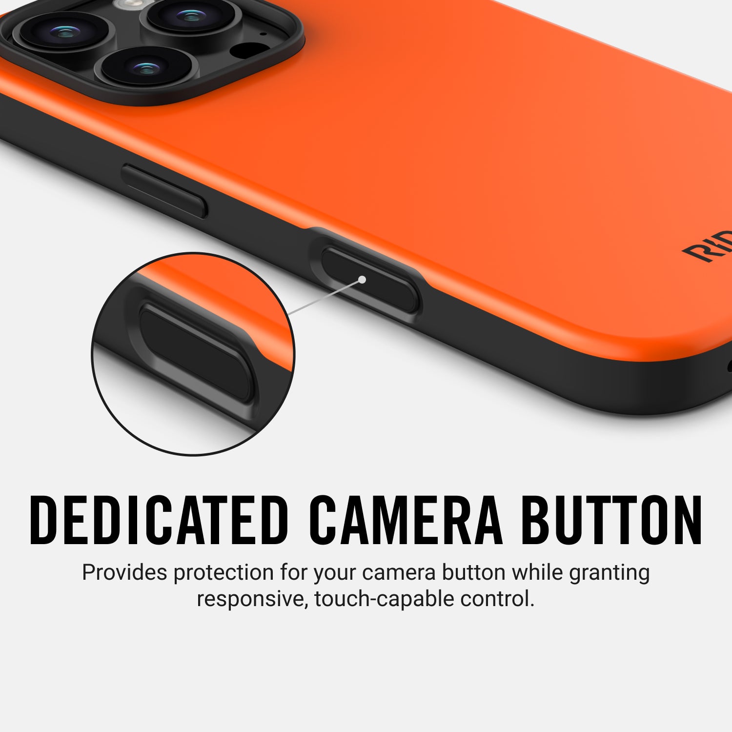 Premium Shockproof iPhone 16 Pro Max Case - Basecamp Orange | Slim Protective Cover for Everyday Use | Perfect for Outdoor Adventures, Work & Travel