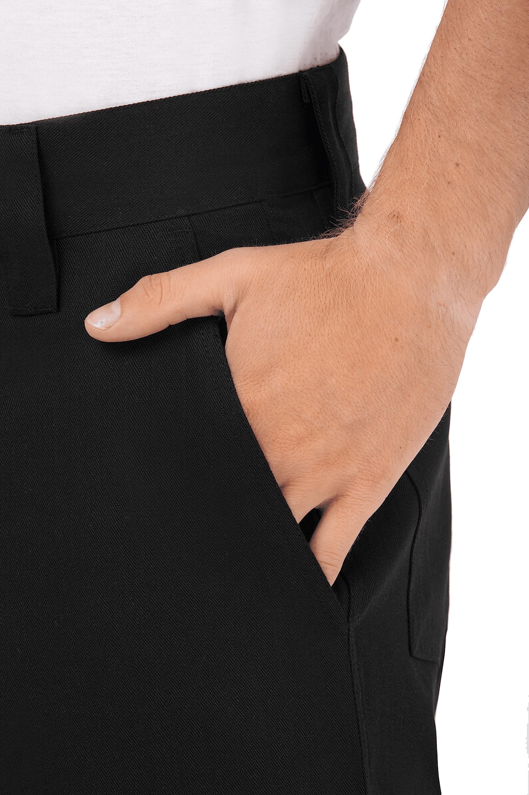 Chef Works Men's Essential Pro Chef Pants - Professional Kitchen Work Pants for Cooking, Baking & Culinary Arts - Durable & Comfortable Chef Uniform for Restaurant & Home Use