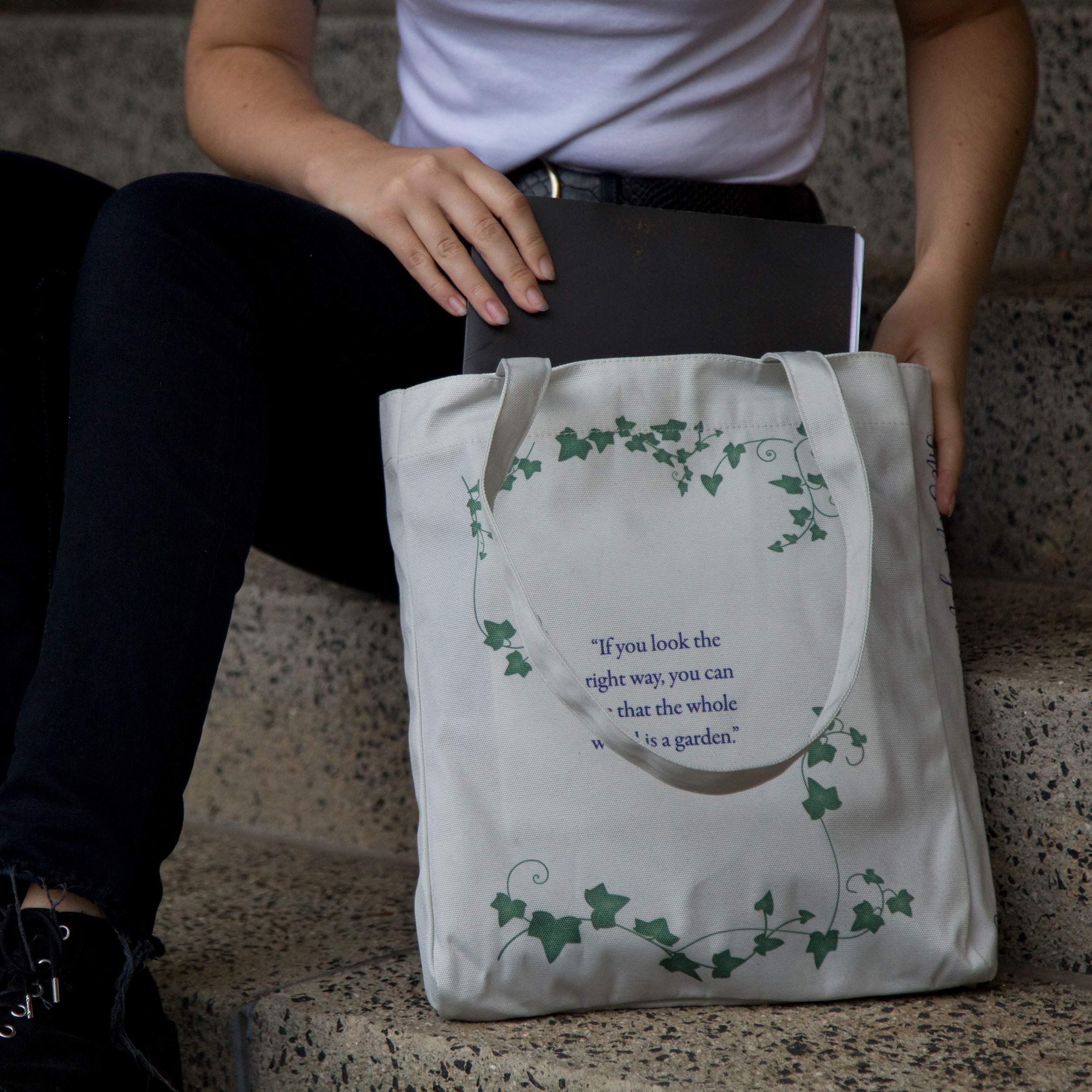 Book Lovers Tote Bag - Literary Themed Shoulder Bag for Readers & Bookworms - Perfect Book Club Gift, Library Companion & Everyday Carry Bag