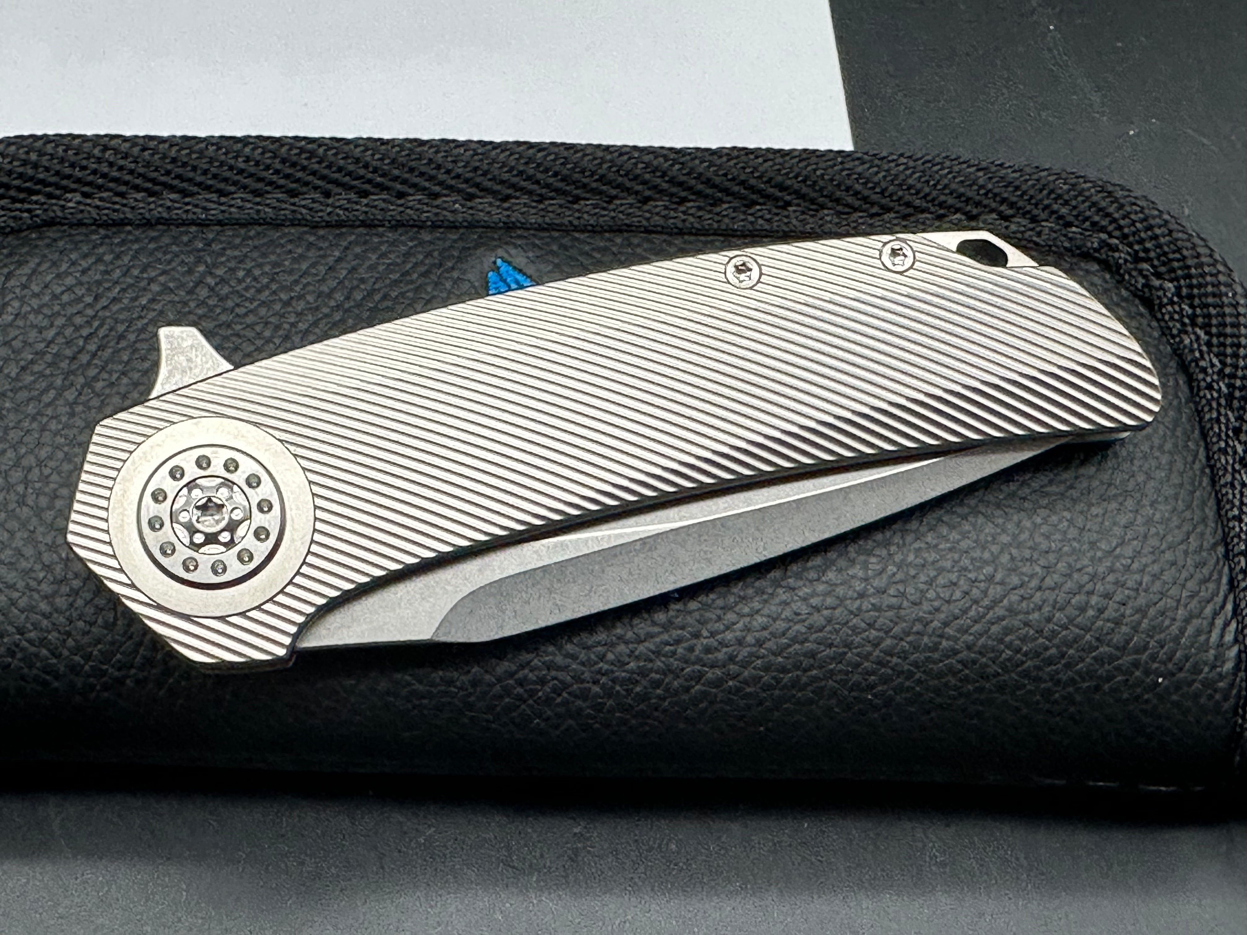 Skiff Made Blades Fugitive - Premium Non-Anodized Pocket Knife for EDC, Outdoor Adventures & Survival Gear