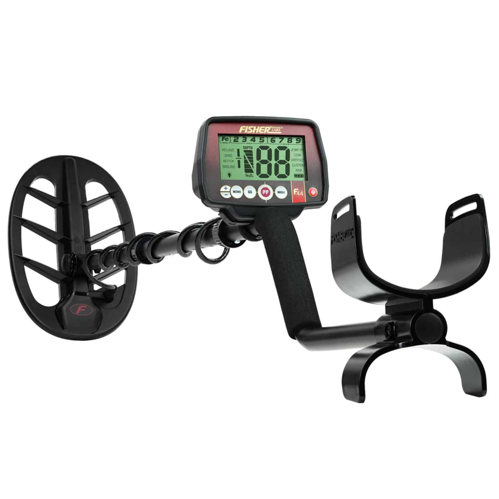 Fisher F44 Waterproof Metal Detector with 11