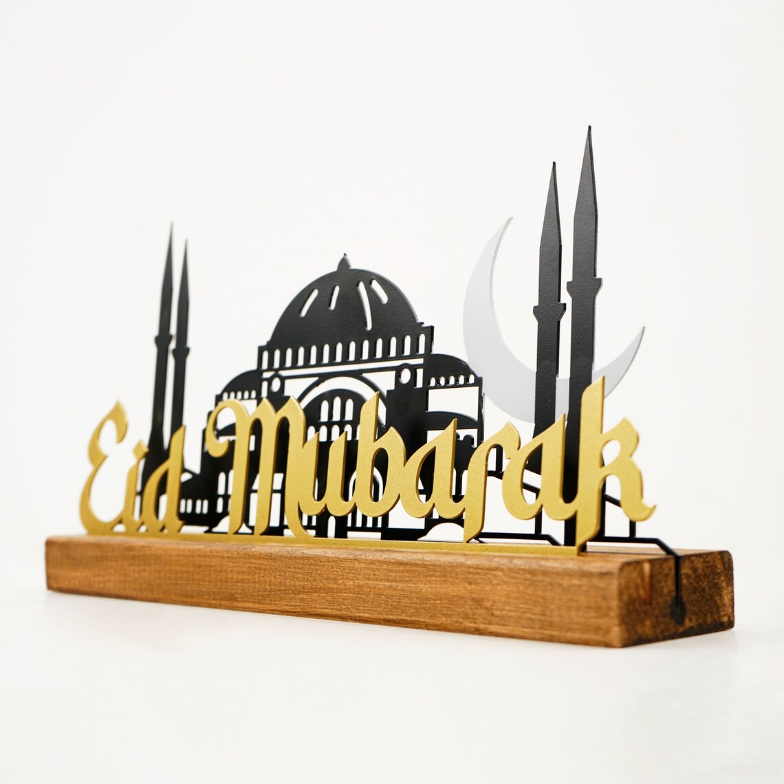 Hagia Sophia & Mosque Islamic Table Art Decor - Eid Mubarak Gift for Home & Office - Perfect for Ramadan, Islamic Holidays & Muslim Home Decor
