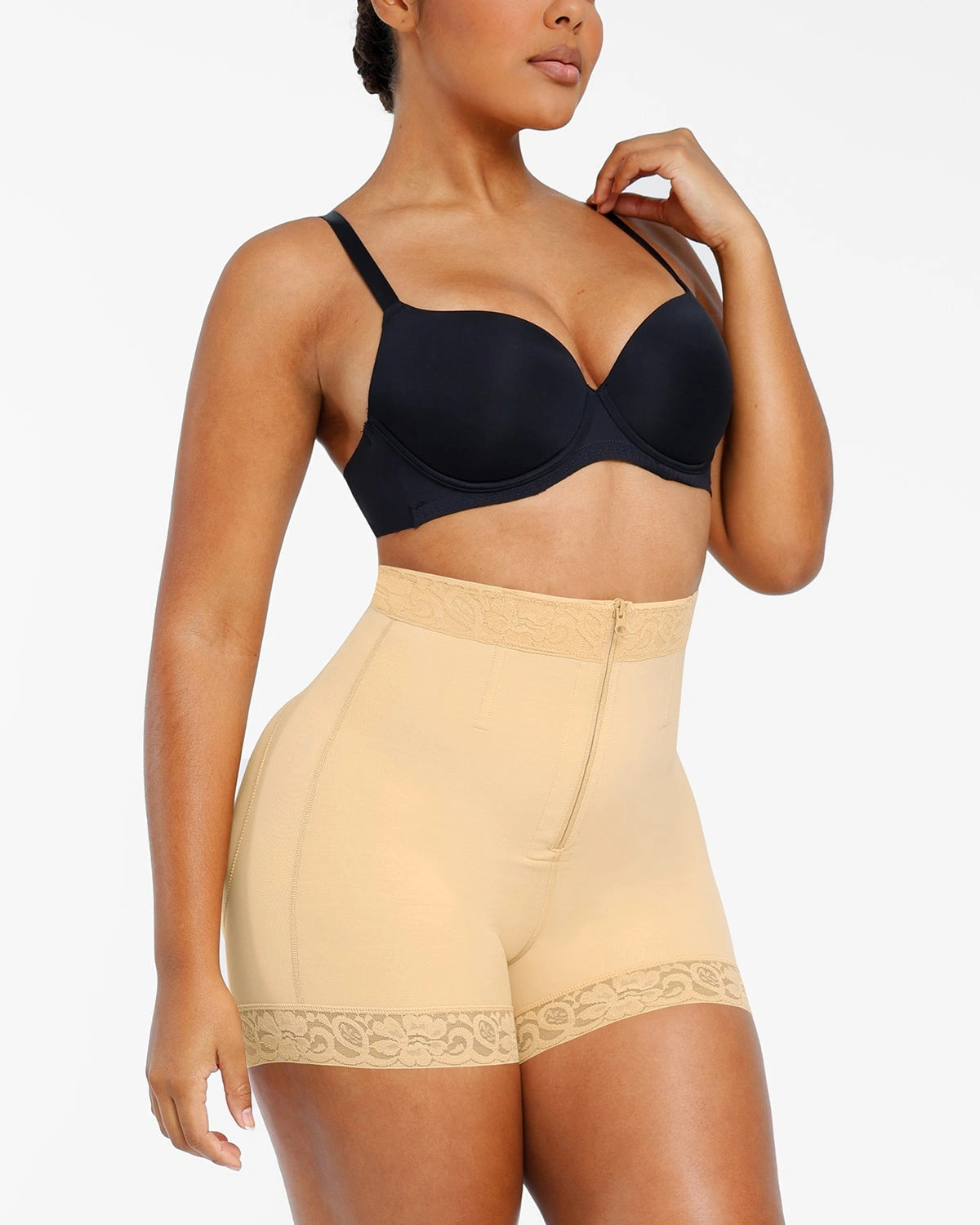 AirSlim® Lace Steel Boned Butt Enhancer - Shapewear for Women, Waist Trainer & Hip Lift Underwear | Perfect for Body Shaping, Special Occasions & Everyday Wear