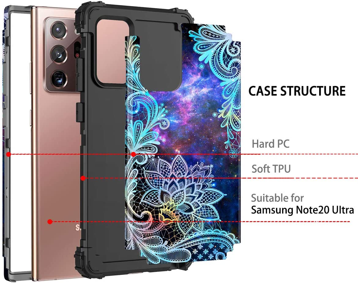 Samsung Galaxy Note 20 Ultra Flower Case - Cute Floral Phone Cover for Women | Perfect Gift for Girlfriend, Birthday, Valentine's Day | Slim Protective Case with Shock Absorption for Everyday Use