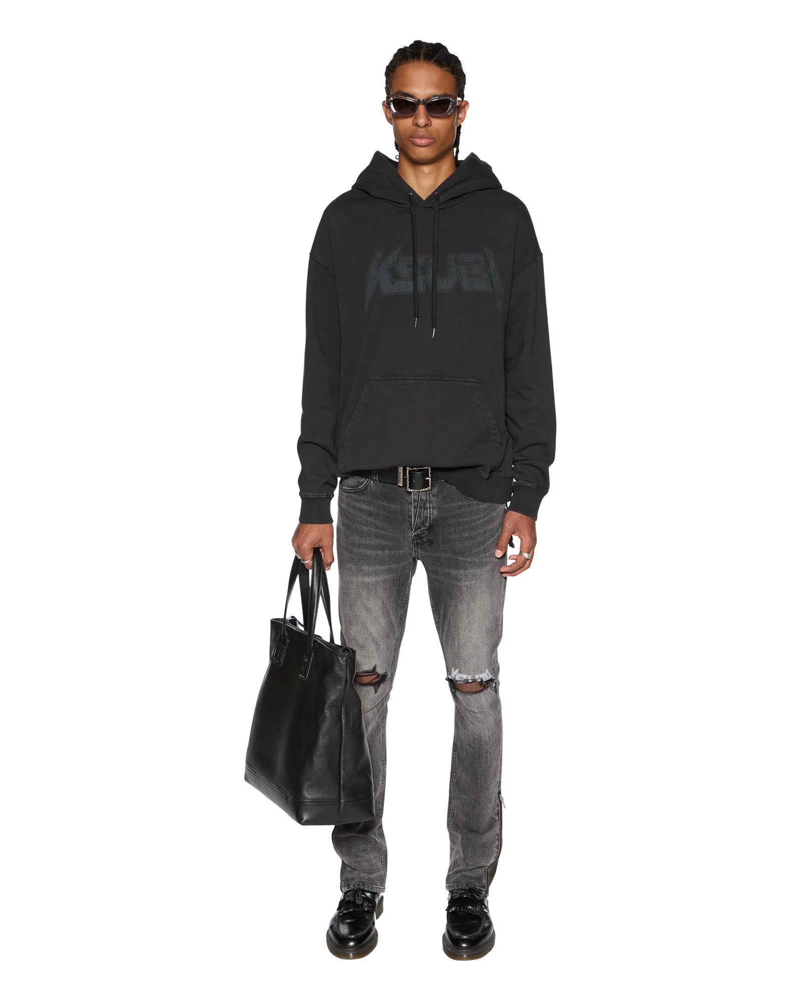 Electric Biggie Hoodie - Old Black - Cozy & Stylish Pullover for Men & Women - Perfect for Winter, Outdoor Activities & Casual Wear