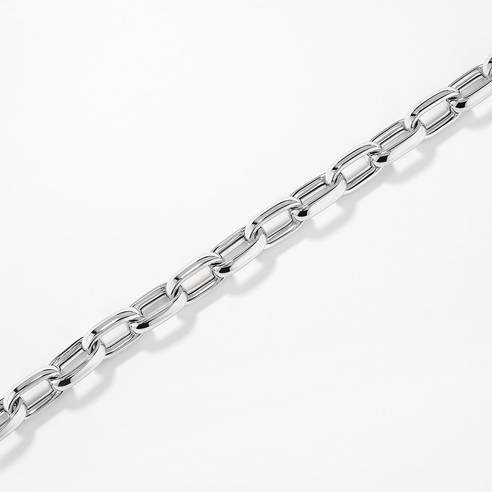 Stylish Silver Maxi Paperclip Chain Necklace for Women - Perfect for Layering, Office Wear & Everyday Fashion Accessories