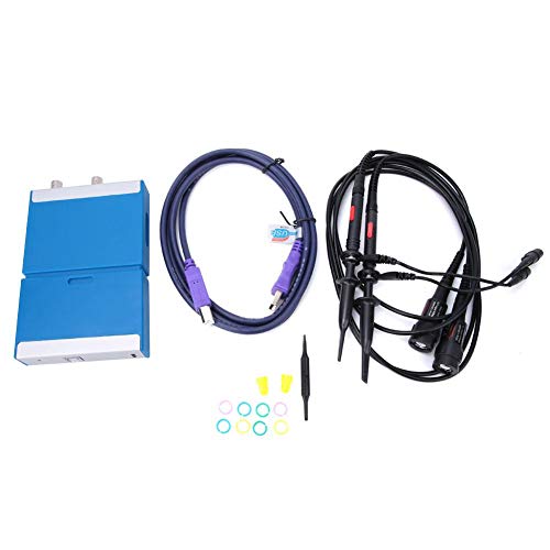 Professional 50MHz Dual Channel Digital Oscilloscope - 1G Sampling Rate USB Virtual PC Oscilloscope with Probe for Electronics Testing & Circuit Debugging | Ideal for Engineers, Hobbyists & Educational Labs