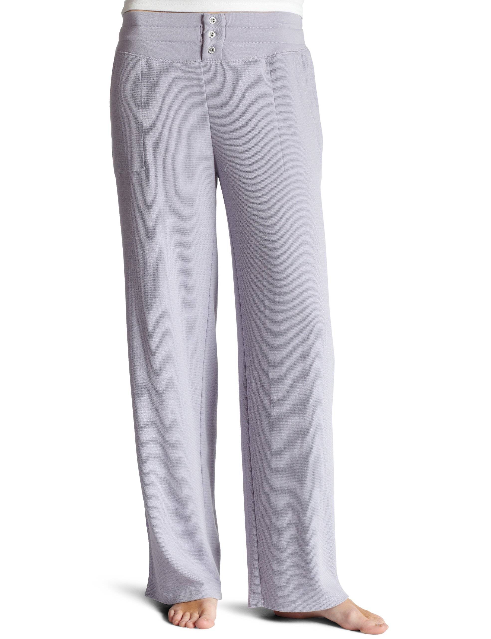 Nautica Women's Waffle Knit Lounge Pants - Soft Comfortable Elastic Waist Joggers for Relaxing at Home, Yoga & Casual Wear
