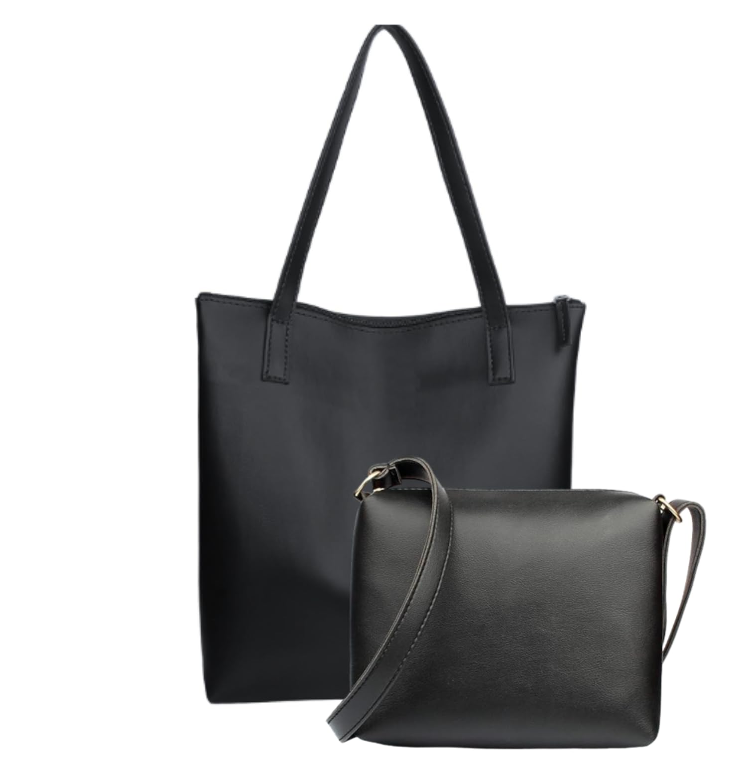 Shara Fashion Women's Handbag Combo Set of 2 - Stylish Tote Bags in Black | Perfect for Work, Travel & Everyday Use