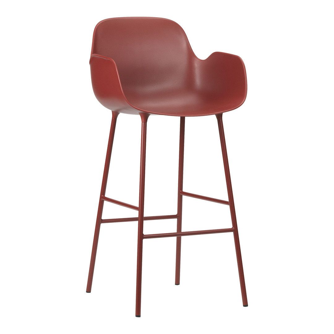 Modern Form Bar Armchair - Stylish and Comfortable Bar Stool for Kitchen, Dining, and Lounge Areas - Perfect for Home, Cafe, and Restaurant Use