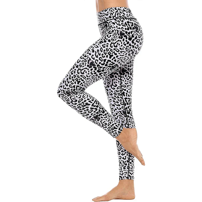 Anfilia Women's High Waisted Swim Pants - Quick Dry Swim Leggings & Swim Tights for Beach, Pool & Water Aerobics
