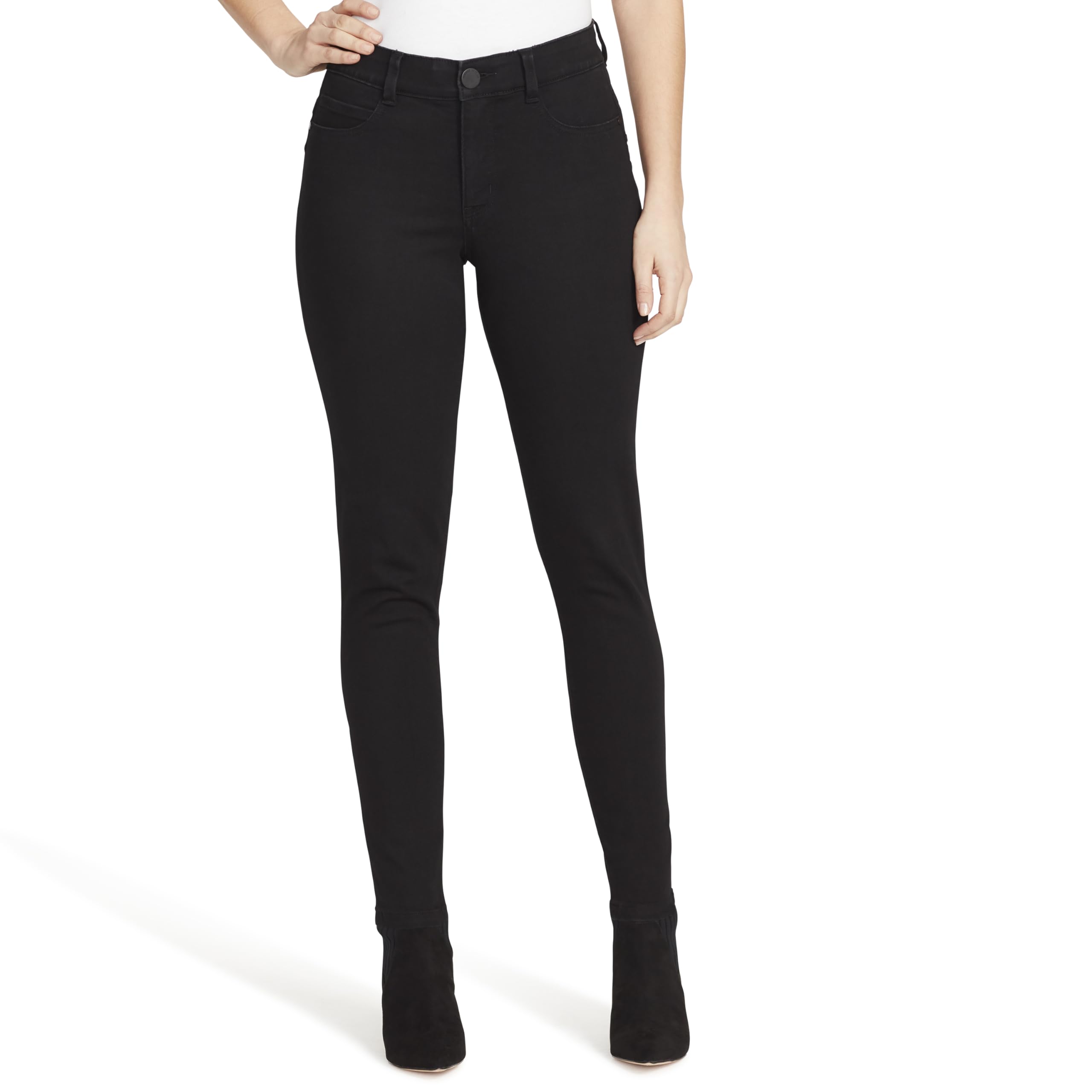 Vintage American Blues Women's High-Waisted Skinny Jeans - Stretchy Denim Pants for Slimming & Shaping | Perfect for Casual Wear, Night Out, and Office Outfits