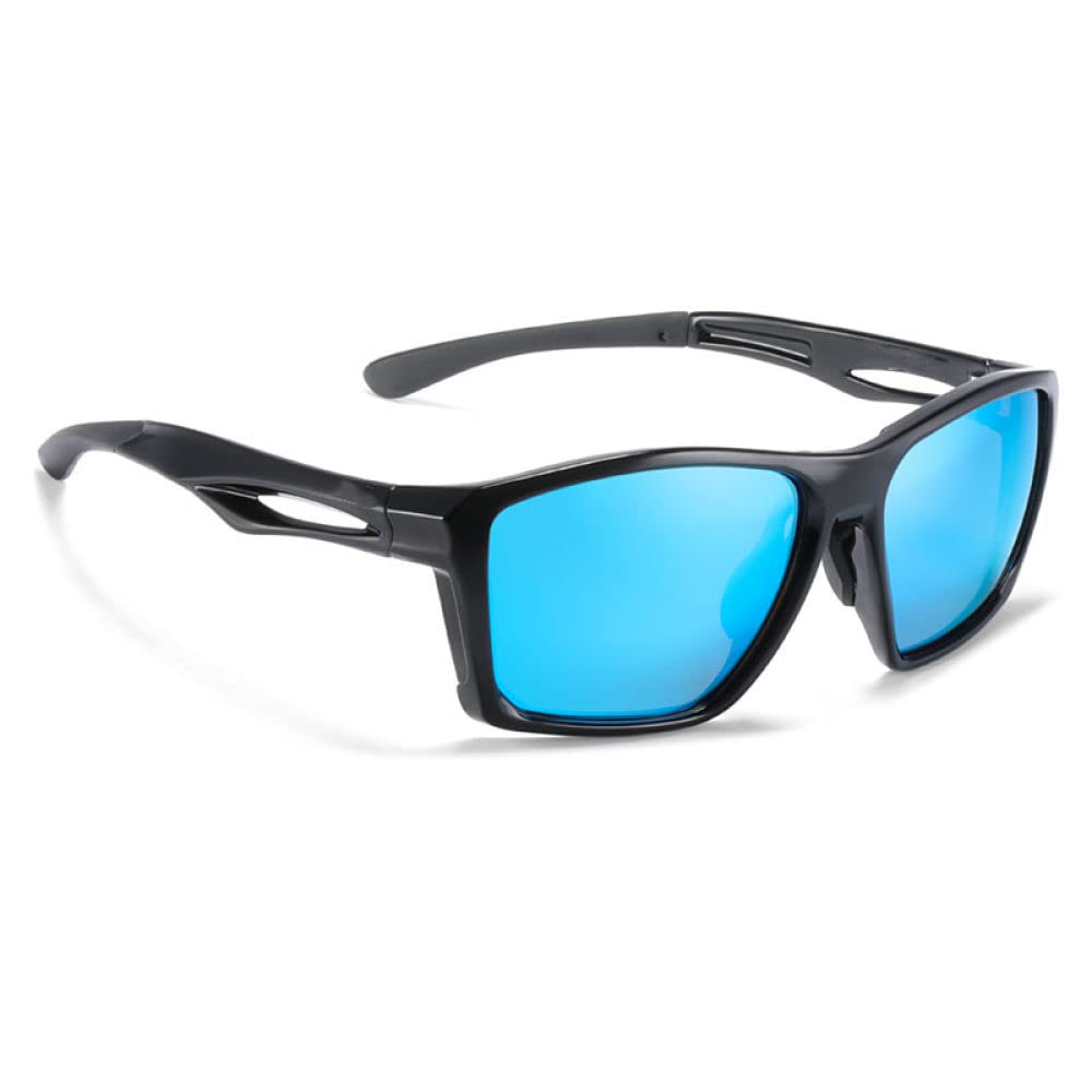 Polarized Sports Sunglasses for Men - UV400 Protection, Durable Hinges for Fishing & Outdoor Activities - Perfect for Running, Cycling, and Beach Adventures