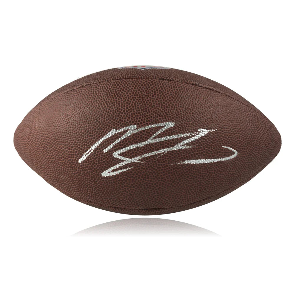 Mac Jones Autographed New England Patriots Football with JSA COA - Official NFL Collectible for Fans & Memorabilia Display