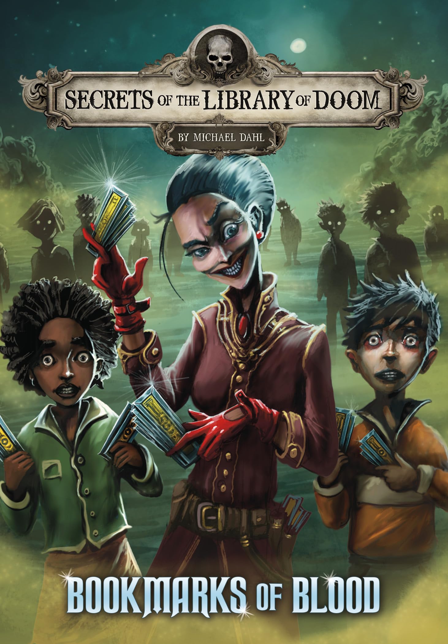 Bookmarks of Blood (Secrets of the Library of Doom) - Horror Bookmark Set for Readers, Collectors & Halloween Decor | Gothic Literary Accessories