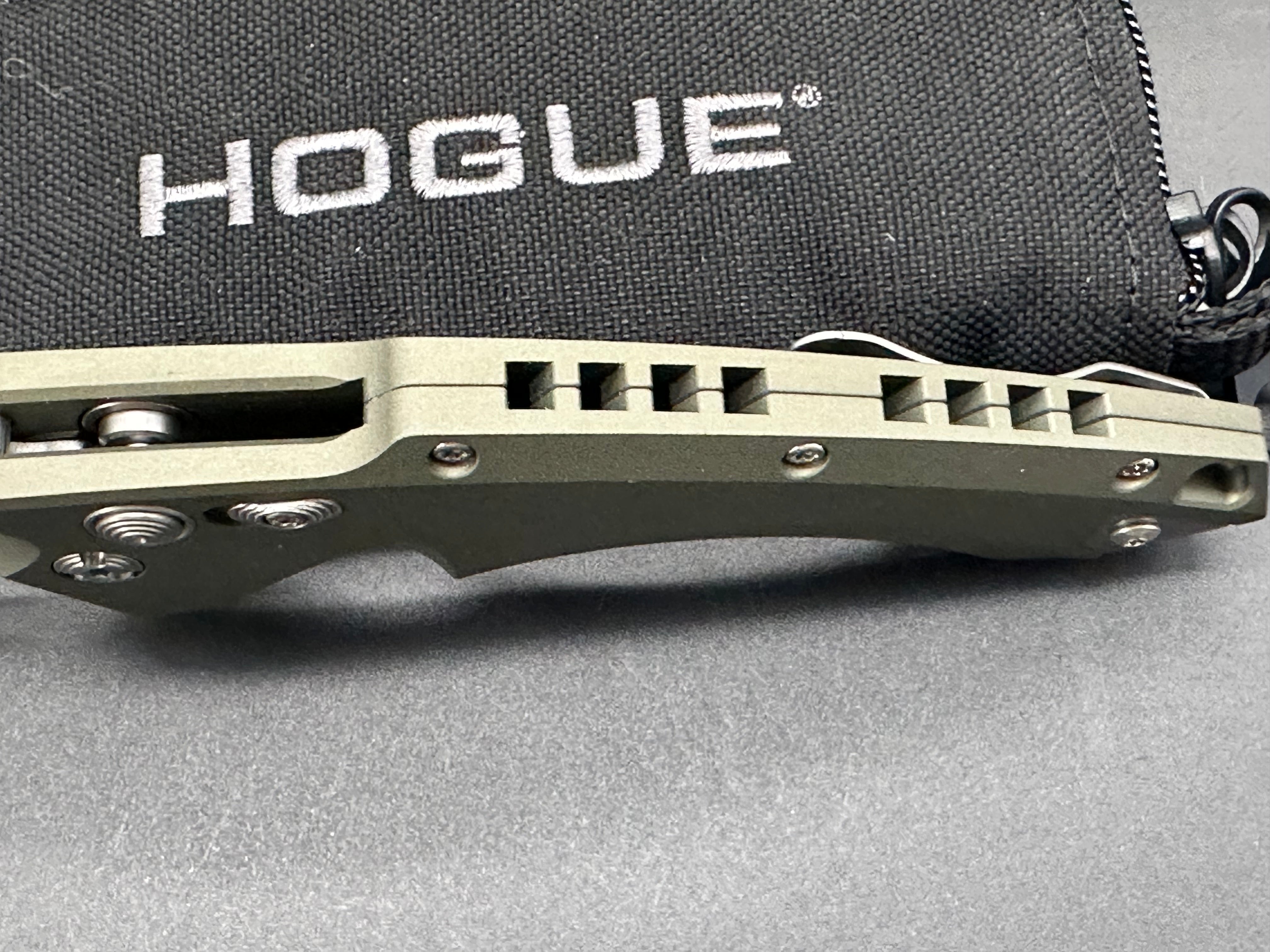 Hogue X5 Green Aluminum Grip - Ergonomic Pistol Grip for Enhanced Shooting Comfort & Control | Perfect for Target Practice, Hunting & Self-Defense