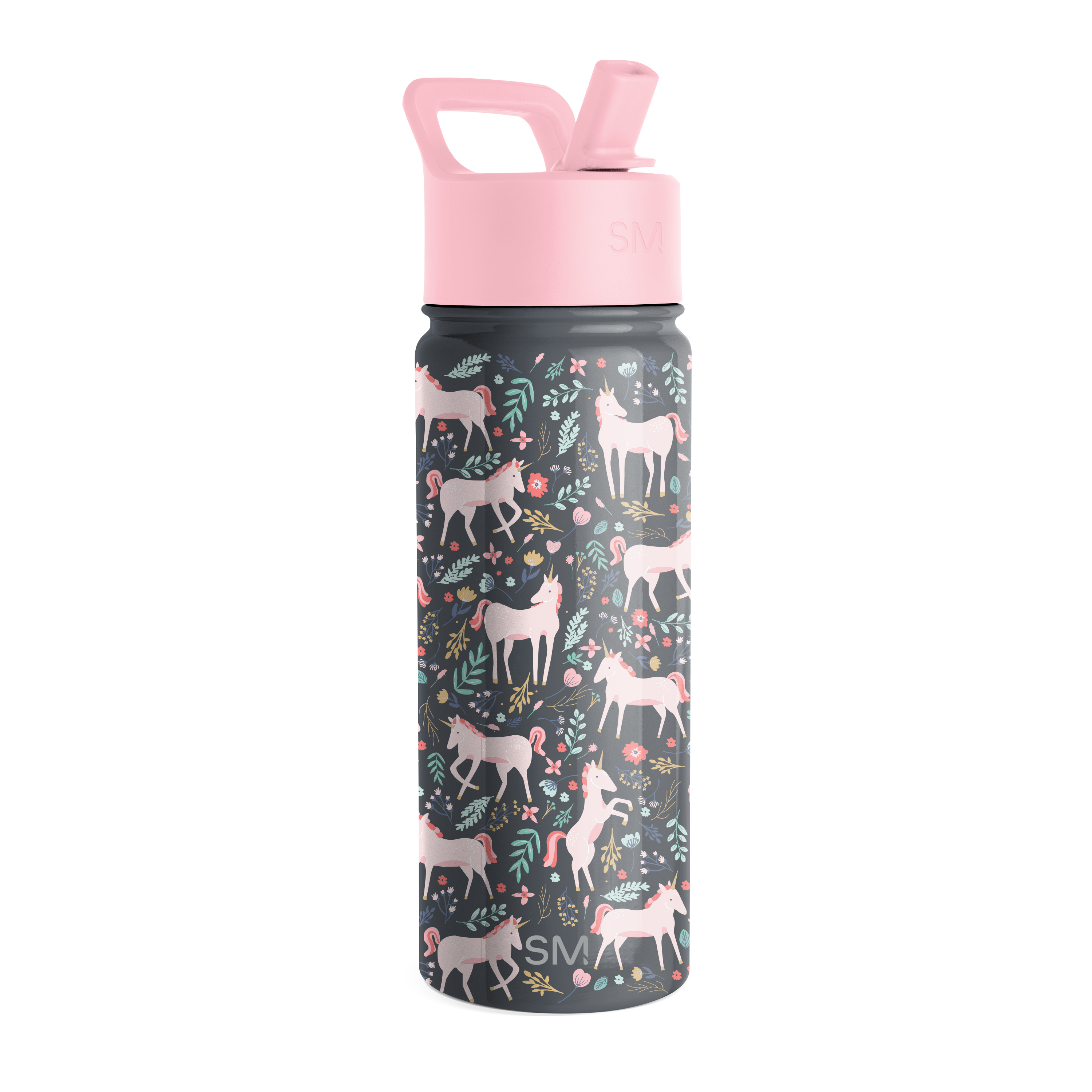 Summit Kids Water Bottle with Straw Lid - BPA Free, Leak Proof, Insulated Stainless Steel Bottle for School, Sports & Outdoor Activities
