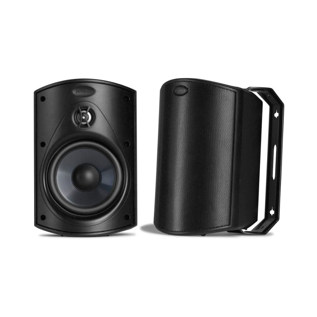 Polk Atrium 5 All-Weather Outdoor Speakers (Pair) - High-Quality Sound for Patio, Garden, and Poolside Entertainment