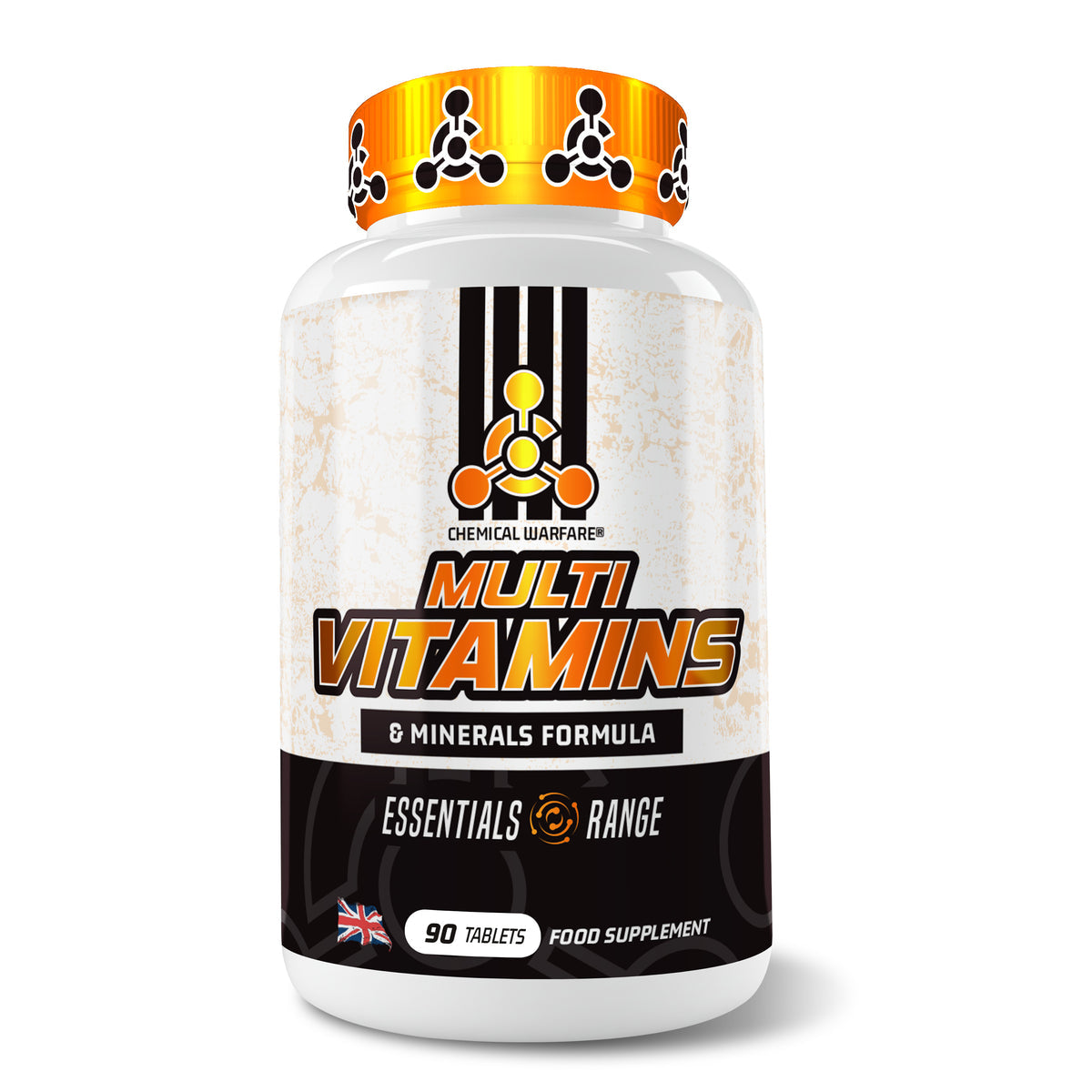 Chemical Warfare Multivitamins 90 Tablets - Premium Supplement for Athletes & Bodybuilders - Boost Energy & Recovery for Intense Workouts