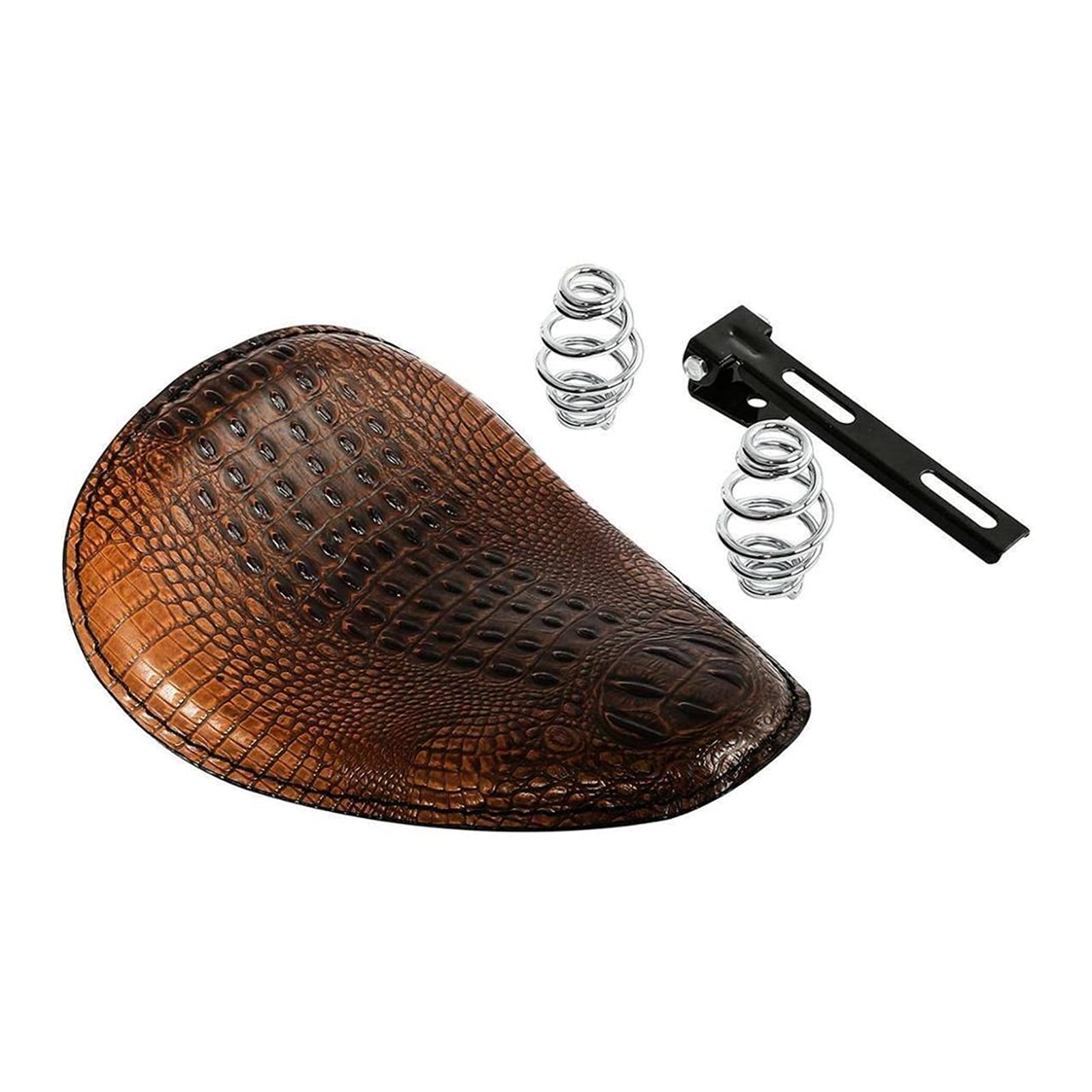 Harley Davidson Sportster XL 1200 883 XL1200 XL883 Solo Rider Seat Spring Mounting Bracket - Brown | Motorcycle Driver Seat Bracket for Bobber Chopper Custom | Perfect for Long Rides & Custom Builds