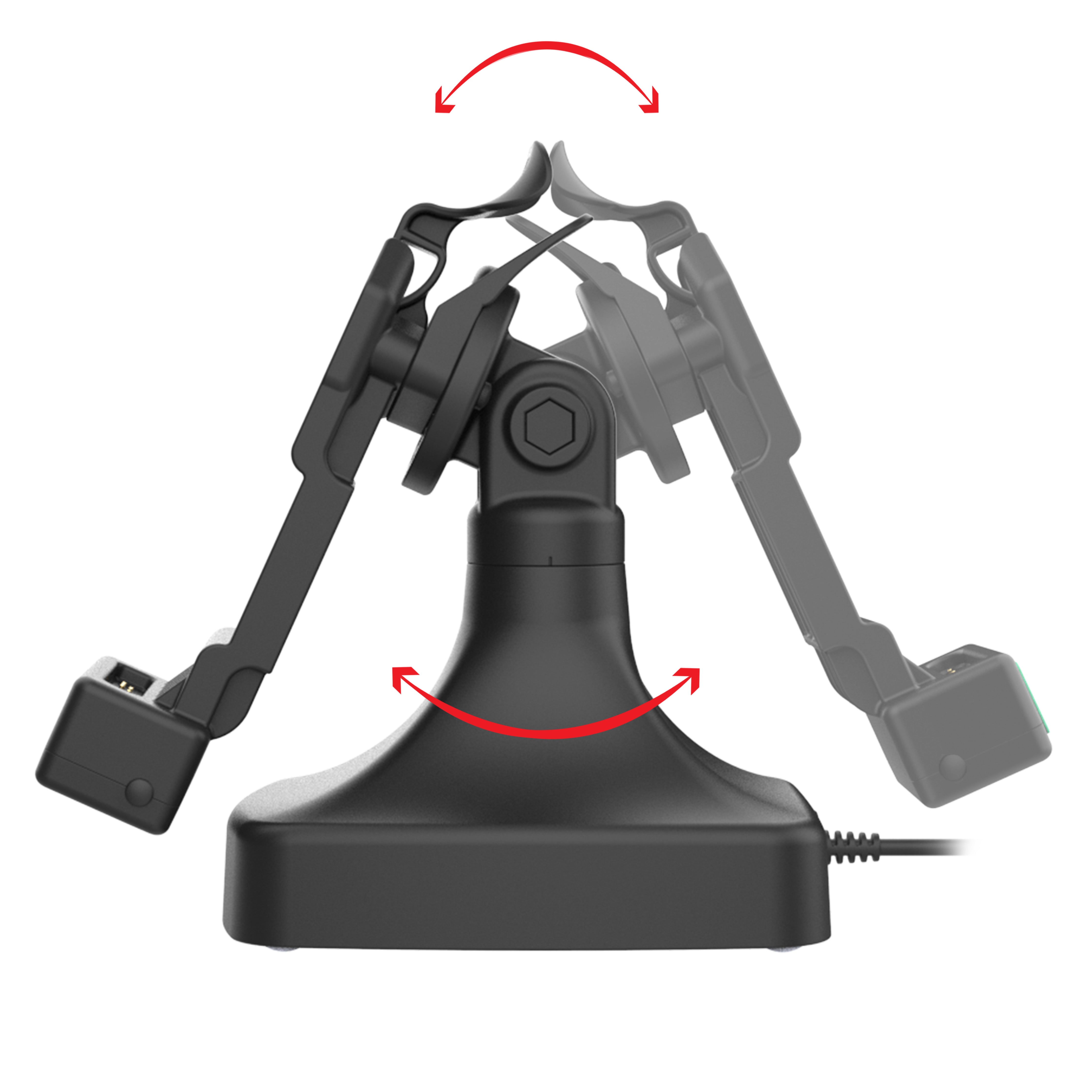 GDS® Uni Conn™ Tilt & Swivel USB-C Docking Station with Data Transfer (RAM GDS DOCK D14 U1C 2A) - Perfect for Home Office & Multi-Monitor Workstations
