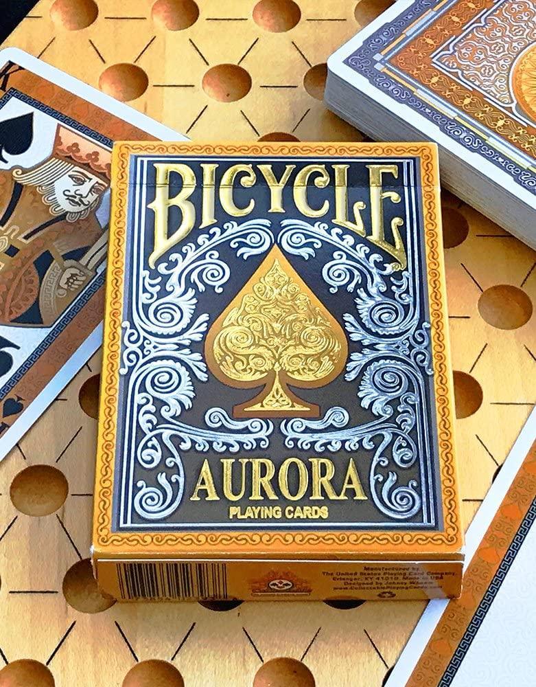 Aurora Bicycle Playing Cards - Premium Quality Poker Cards for Magic Tricks, Card Games & Collectibles - Perfect for Poker Nights, Magic Shows & Gifts