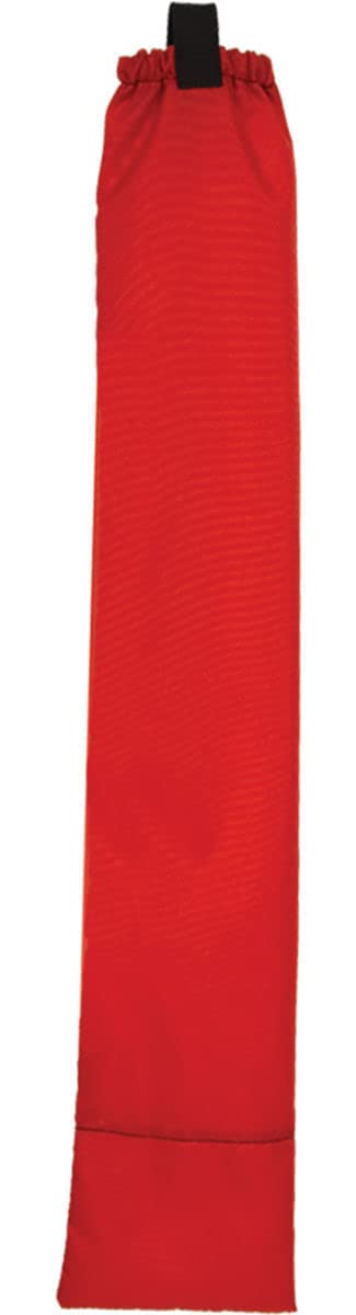 Waterproof Dog Collar with Reflective Strip - Durable & Adjustable for Braided Tails, Red - Perfect for Night Walks, Hiking & Outdoor Adventures