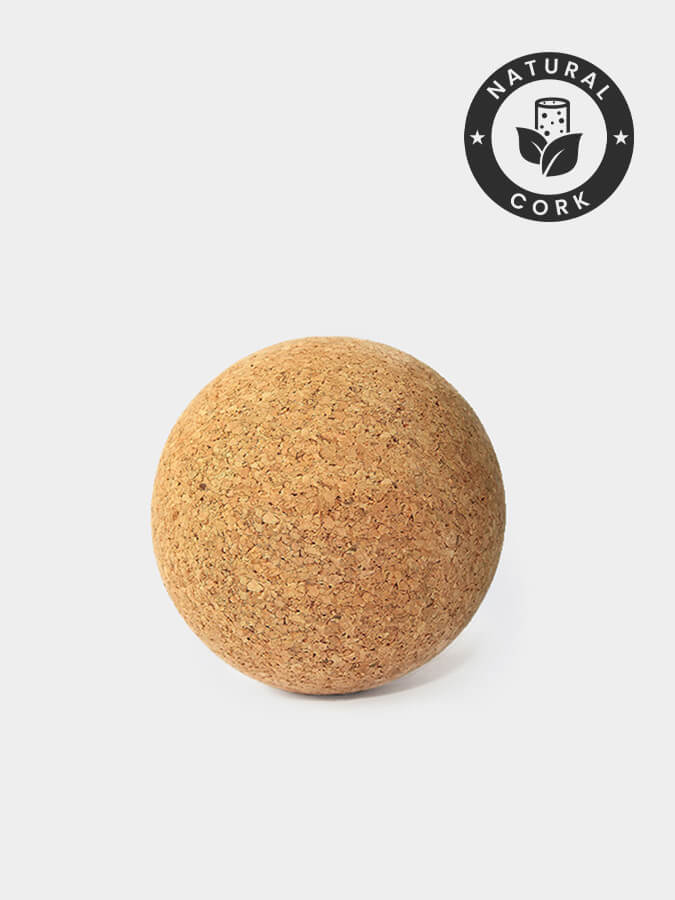 Premium Cork Massage Balls for Yoga, Myofascial Release & Trigger Point Therapy - Natural Eco-Friendly Yoga Accessories for Athletes & Physical Therapy