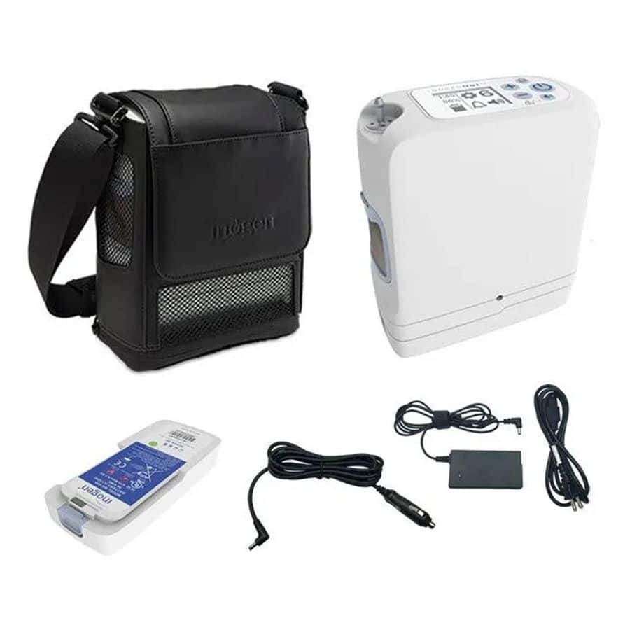 INOGEN G5 Portable Oxygen Concentrator - Lightweight & Quiet Oxygen Machine for Travel, Home & Outdoors - FDA Approved for COPD & Respiratory Support