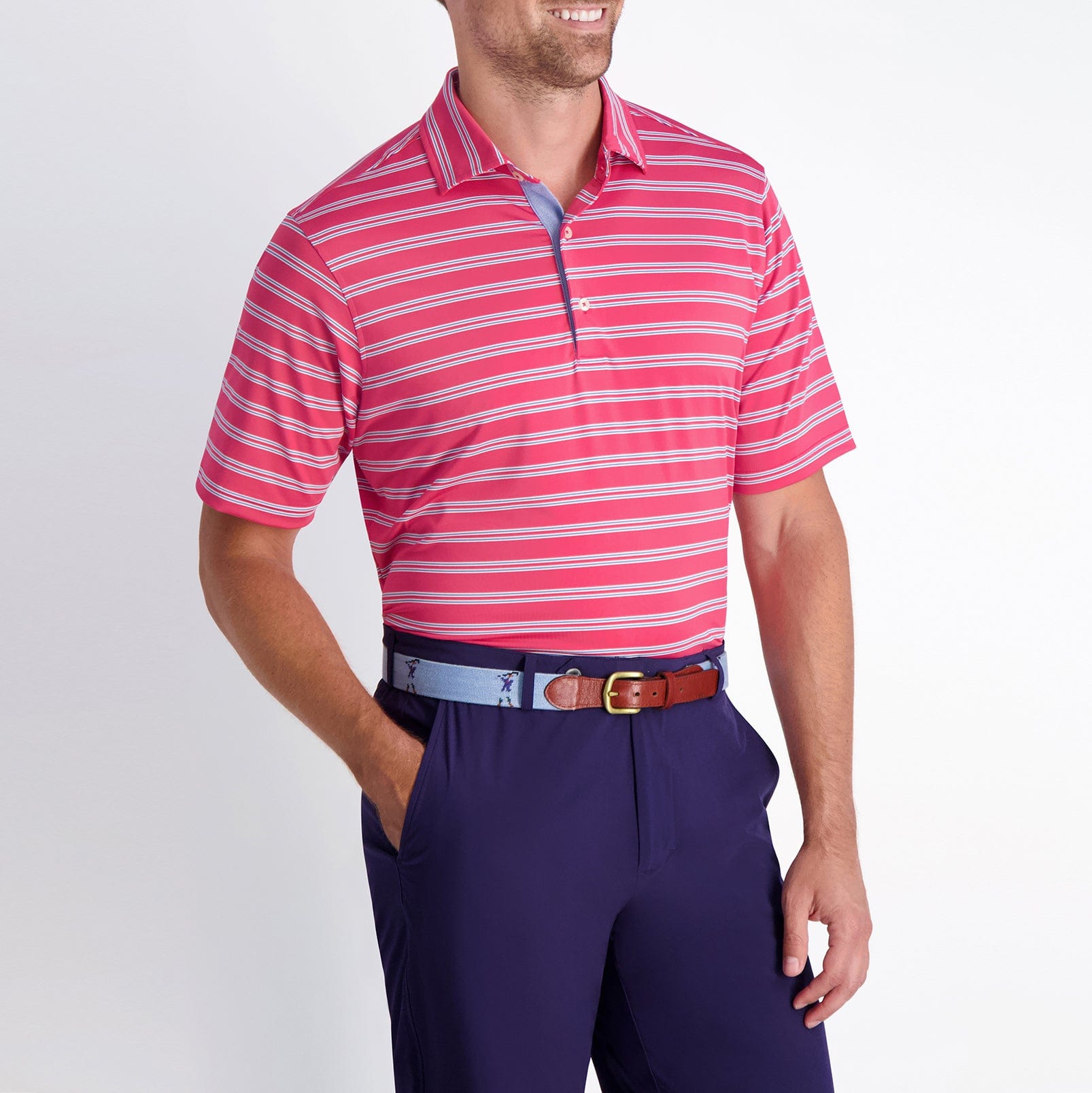 Ron Striped Men's Casual Shirt - Comfortable & Stylish Button Down Shirt for Work, Travel & Everyday Wear