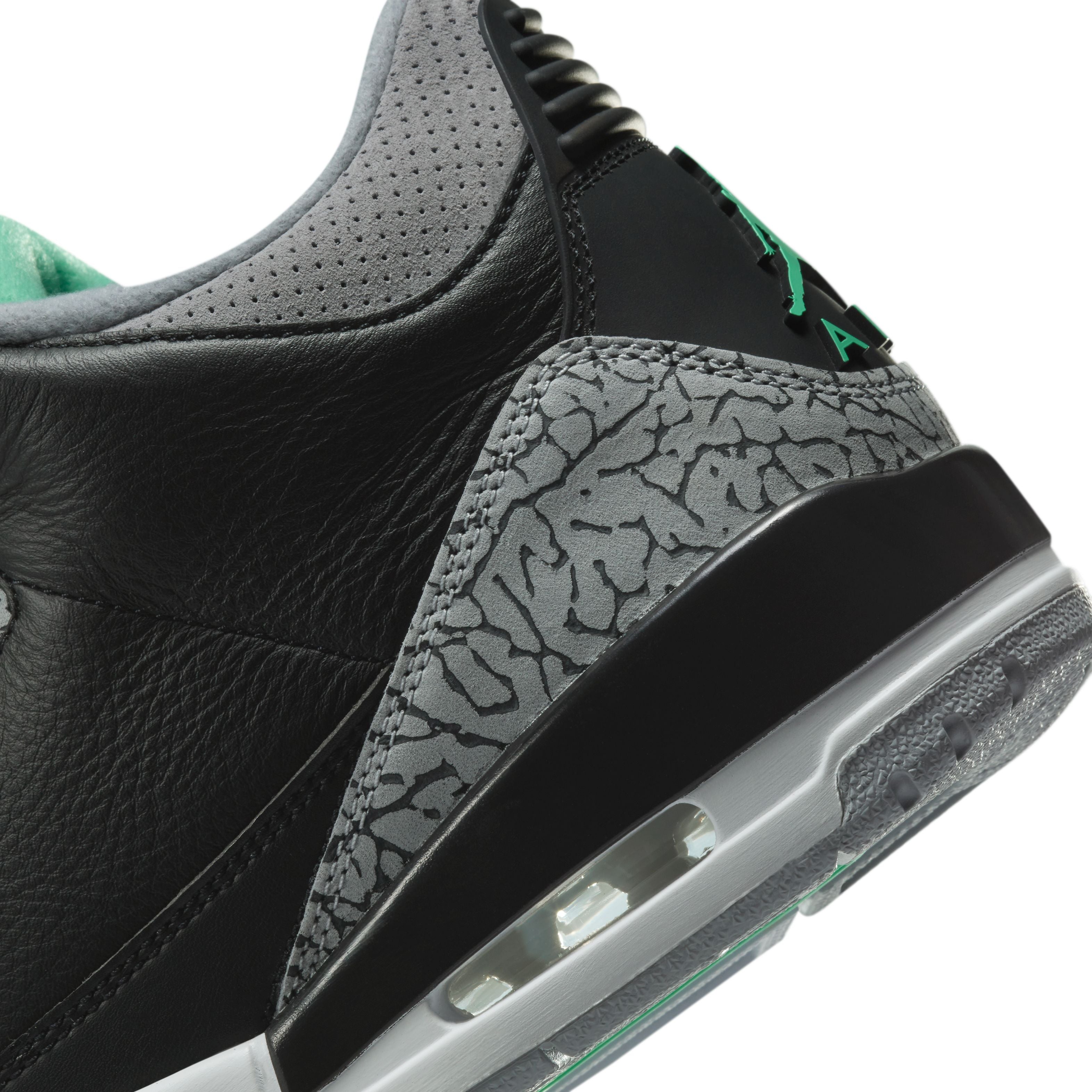 Air Jordan 3 Retro 'Green Glow' Kids Basketball Shoes - Lightweight Sneakers for Boys & Girls - Perfect for School, Sports & Casual Wear