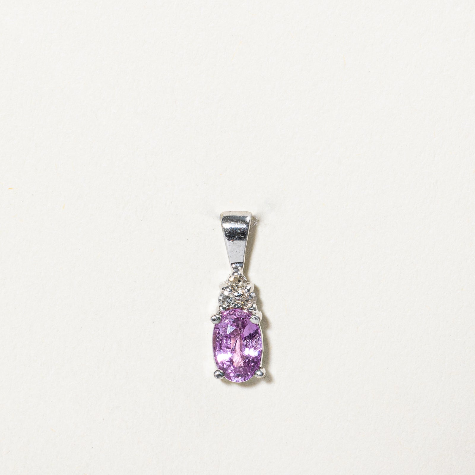 0.50ct Oval Cut Purple Sapphire Pendant Necklace for Women - Elegant Jewelry Gift for Birthday, Anniversary & Special Occasions
